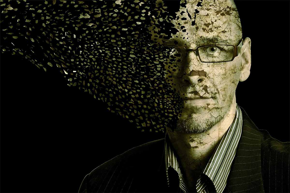 man transforming his mind